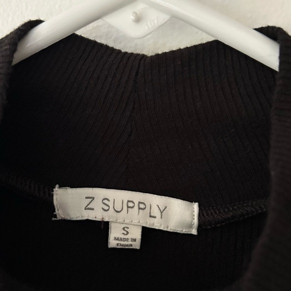 Z Supply Pandora Rib Cut Out Mini Dress Black Small - Picture 9 of 11